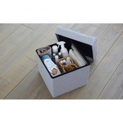 ふるさと納税 大河原町 スツール 収納 フタ付き 一人掛け レギュラー SSTR-38 ライトグレー[53752345] |  | 03