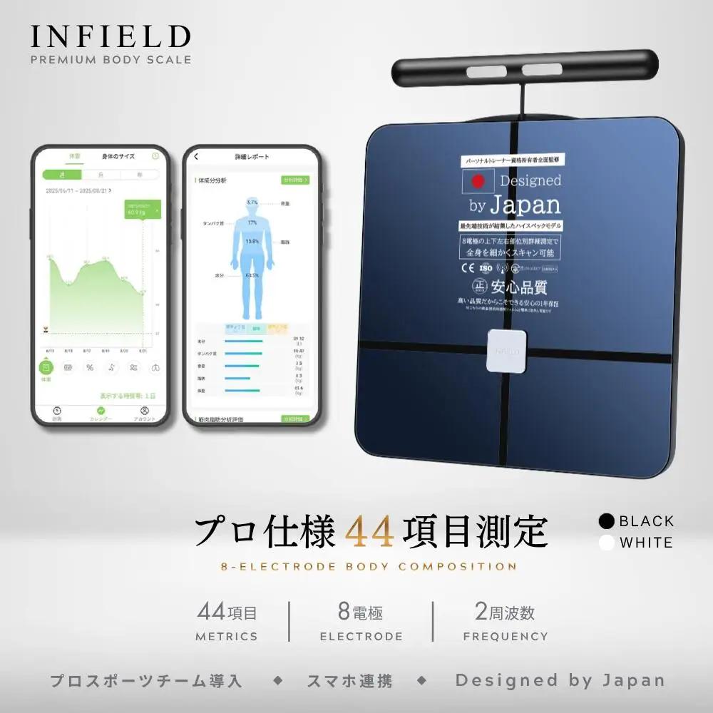 体組成計 INFIELD「AI×体重計」プレミアム 体組織計 体重計