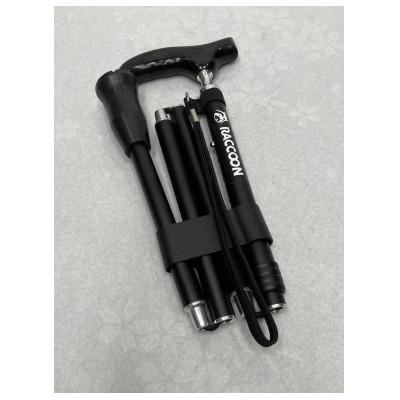 ふるさと納税 大田区 4つ折伸縮杖　ラクーンステッキ　品番:OMST16-BK-Z |  | 01