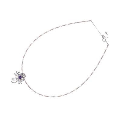 ふるさと納税 山梨県 Pt/PG アメジスト/ダイヤモンドネックレス(バッカス) |  | 02