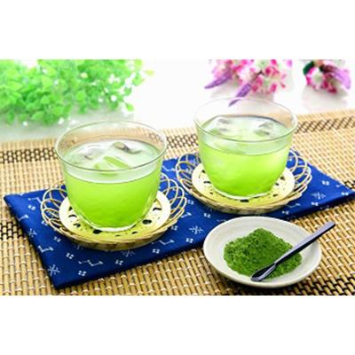 ふるさと納税 島田市 【発送月固定定期便】有機粉末緑茶50g×6袋 全4回
