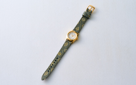 【和心】和素材を取り入れた個性ある日本製レディース腕時計　WA-001L-G【1133080】