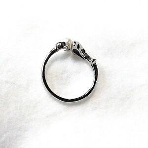 1923 リング・ドルフィン（淡水本真珠）SV製 リング 真珠の指輪 ファッションリング シルバー製リング 淡水真珠 母の日プレゼント 結婚記念日ギフト 自分へのご褒美 カジュアルアクセサリー フリー