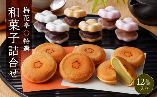 
梅花亭特選 和菓子詰合せ[１２個入り]
