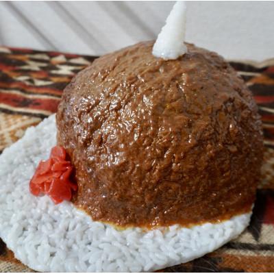 ふるさと納税 福岡市 食品サンプル【博多カレーな帽子】 PC06