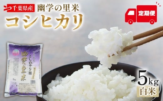【定期便6回】 令和7年産 米 幽学の里米 コシヒカリ 5kg 精米 国産 千葉県産コシヒカリ 炊飯 おにぎり お米 おこめ 白米 コメ ライス ご飯 備蓄 すし米コンテスト・国際大会 特Aランク賞受賞 ギフト プレゼント 贈答 記念日 お祝い 送料無料 産地直送 千葉 千葉県産 ふるさと納税 千葉県 旭市 幽学の里米 ugs007