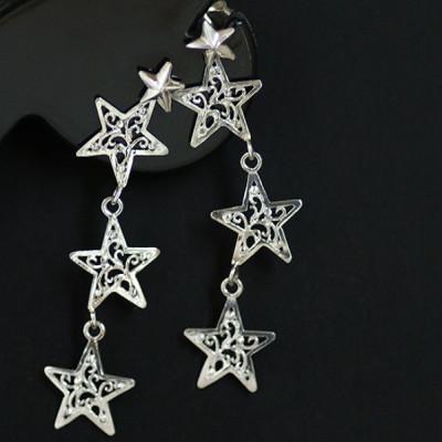 ふるさと納税 阿智村 3連星の2wayピアス |  | 01