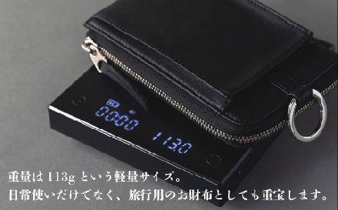 りんご レザー RingoLeather  SAIFU 【 黒 】  (株)SORENA  財布 ナイロン 合皮 信州 109000円 長野県 飯綱町 [1614]