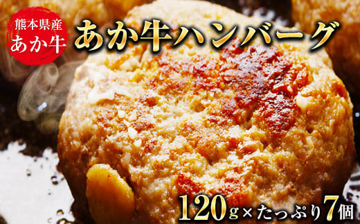 あか牛ハンバーグ 熊本産あか牛を使用した贅沢ハンバーグたっぷり7個入り 熊本あか牛 赤牛 あかうし《7-14日以内に出荷予定(土日祝除く)》熊本県産あか牛 熊本あか牛 赤牛 あかうし