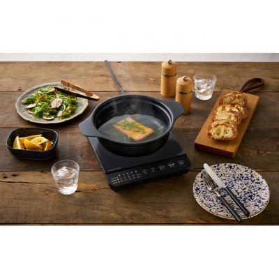 ふるさと納税 大河原町 IHクッキングヒーター鍋セット IHKP-T39220-Bブラック 1000W[53751923] |  | 03