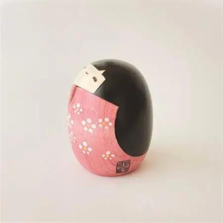 しあわせ　ピンク　大(1体)_装飾品・工芸品   _【1293298】