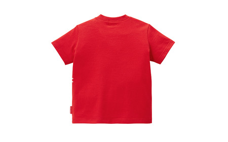 ベビー服 ミキハウス 丸ロゴ半袖Ｔシャツ【赤ー130】ベビー