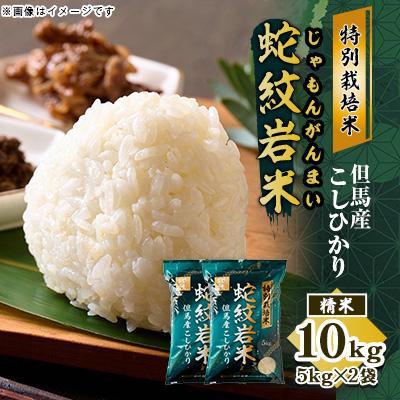 ふるさと納税 養父市 7年産 特別栽培米 兵庫県但馬産コシヒカリ 蛇紋岩米 10kg(5kg×2袋) 養父市 限定