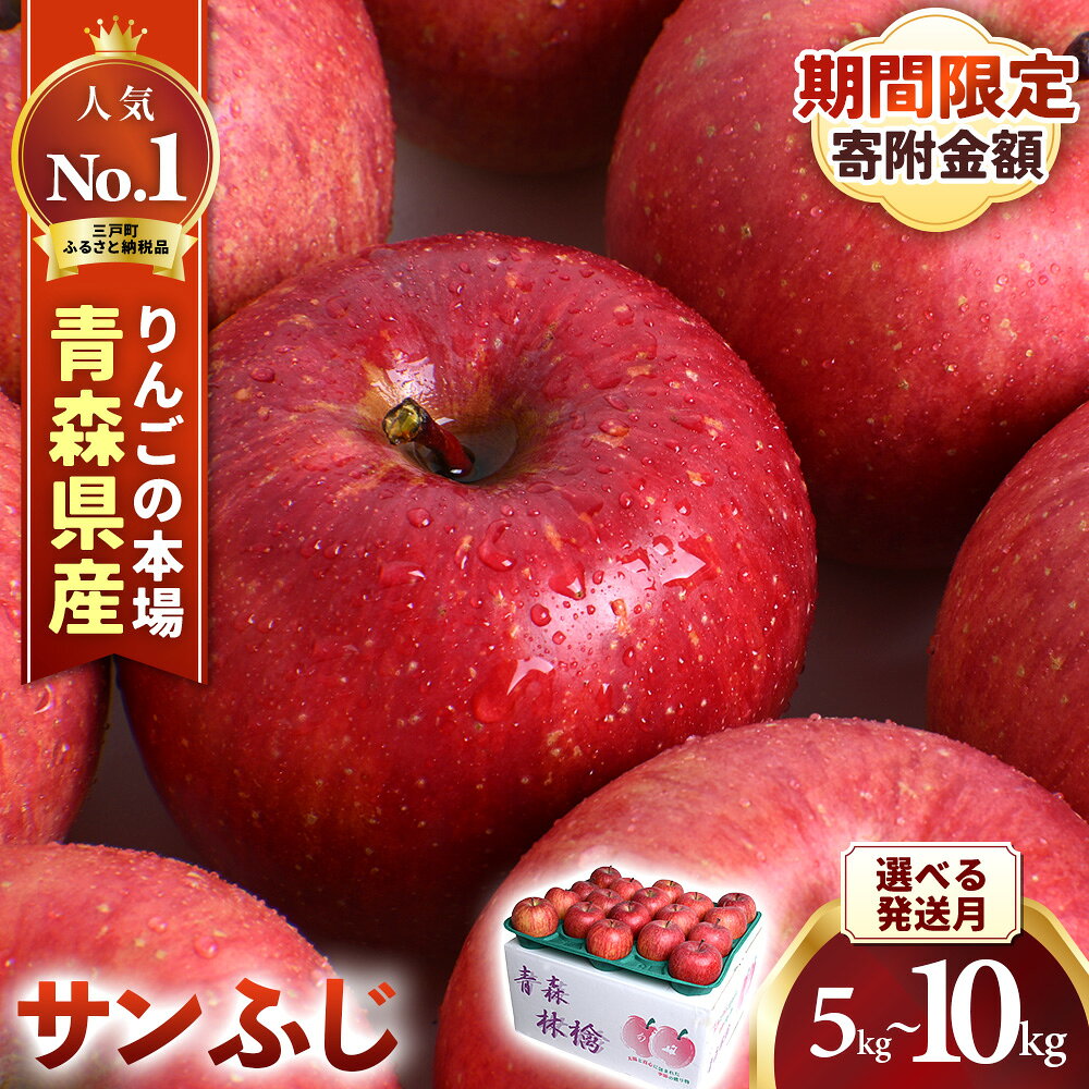 人気ナンバー1 りんご サンふじ 14〜20玉 約5kg(12月中旬以降発送分)