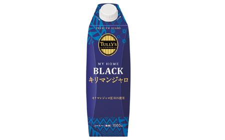 131-61 屋根型キャップ付き紙タリーズマイホームブラックキリマンジャロ 1L×6本 タリーズコーヒー タリーズコーヒー タリーズコーヒー