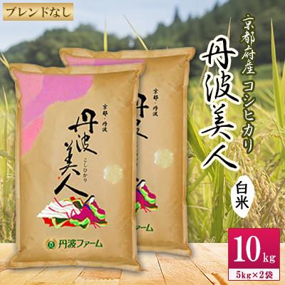 ふるさと納税 綾部市 【令和7年産】京都府産コシヒカリ　丹波美人(白米)5kg×2袋