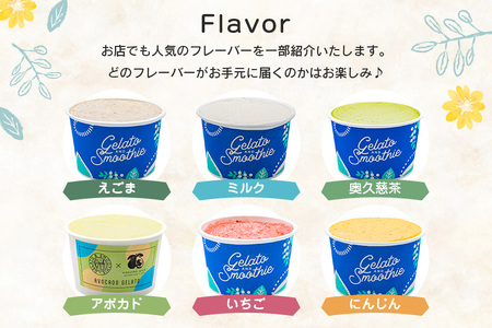 Gelato＆Smoothie ジェラート バラエティセット 6個