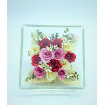 ふるさと納税 日之影町 ボトルフラワー「スクエアM」 |  | 01