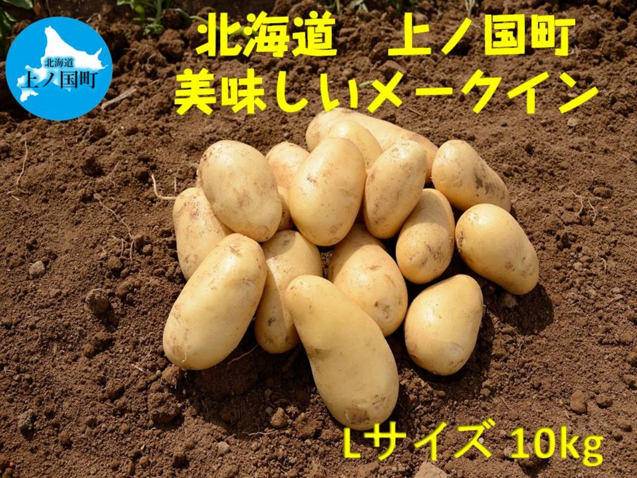
            【2025年発送】山下農園のおいしい馬鈴薯「メークイン」　Lサイズ×10㎏
          