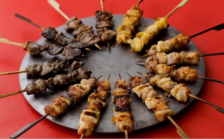55P2307 比内地鶏　焼き鳥16本セット【 あきた六次会】
