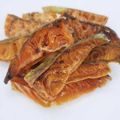 ふるさと納税 苫小牧市 Cao Cao 北海道産 鮭ジャーキー 300g(30g×10) 犬猫用おやつ