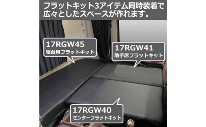 日野 17レンジャー 標準 フラットキット 寝台用 車用品 トラック用 車内用品 高級仕様 上質な生地 高級感 寝台マット レザー調生地 寝心地 長距離 