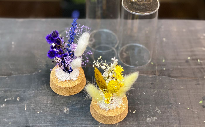 ドライフラワー ボトルアレンジS（選べる8タイプ） 三次市/ iolite flowers [APBT012]