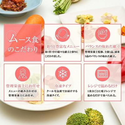 ふるさと納税 邑楽町 まごころケア食 ムース食 お弁当 ＜冷凍＞ 14食セット|09_sil-061401 |  | 02