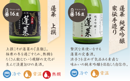 日本酒 飲み比べ 蓬莱 飛騨市 日本酒