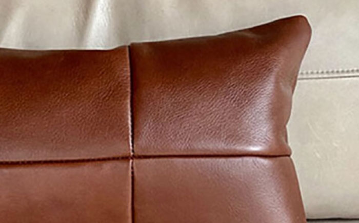 クッション KZ#424（マロン）PAW CUSHION （パウクッション）ナチュラルレザー製 クッション ソファー レザー 革 ファニチャー 家具 いす 椅子 人気 おすすめ 広島県福山市/株式会社