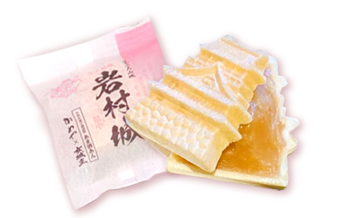 岩村城最中 18個入り / 最中 もなか お菓子 和菓子 / 恵那市 / かめや菓子舗 [AUAZ013]