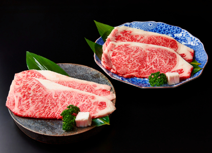 極上 特選 近江牛 サーロイン リブロース ステーキ 食べ比べ セット 4枚 計800g 【FO03W】 ステーキ