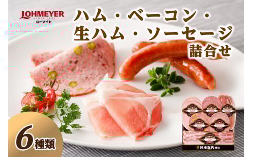 ローマイヤ ハム・ベーコン・生ハム・ソーセージ詰合せ ns009-002 【薄切りハム セット アラカルト 贈答 ギフト モルタデラ ビアサラミ ランチョンミート パーティー】