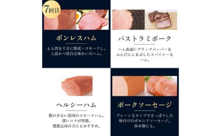 ハム 定期便 7ヶ月 豚1頭分 セット 詰め合わせ ハム