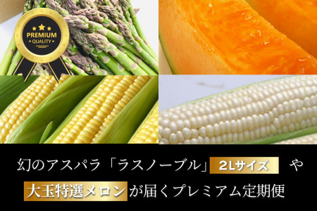 【令和８年産予約受付！】令和8年産 美瑛の四季 野菜 定期便【唐松】3回便 | アスパラ メロン とうもろこし 送料無料 セット 人気 おすすめ ランキング 野菜 3か月 3回便 3回[052-12]