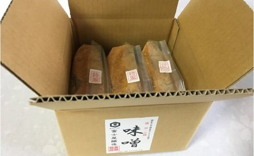 
富士屋醸造　信州みそ特製甘口と甘口詰合せ　3kg [№5915-0190]
