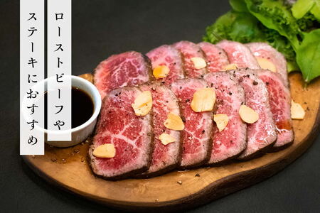 《佐賀牛》梁井 赤身の美味さが際立つモモ肉ブロック 600g【佐賀牛 赤身 もも肉 ローストビーフ ステーキ 煮込み料理 ジューシー やわらか 美味しい ブランド肉】B5-A081015