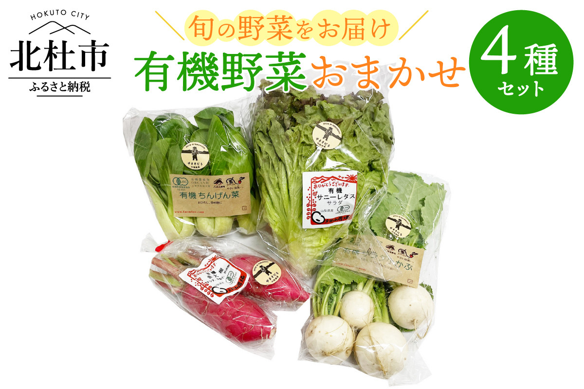 
有機野菜おまかせ4種セット０６
