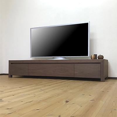 ふるさと納税 大川市 Kariya　TVボード　幅180cm　ウォールナット材・オイルフィニッシュ