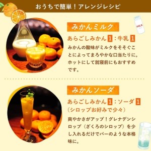 梅乃宿 あらごしみかん ７２０ｍｌ ／ 果肉 たっぷり デザート感覚 つぶつぶの食感 みかん