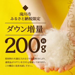 【シングル】羽毛増量 ホテルクオリティ羽毛掛け布団＜Premium Plus＞