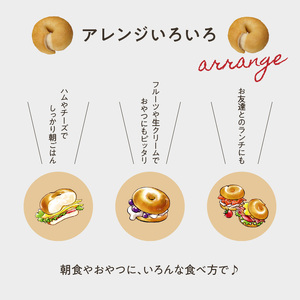 国産小麦＆自家培養酵母100％　酵母ベーグル10個 ベーグルセット プレーン ベーグルパン パンベーグル もちもちベーグル  酵母 ベーグル 065-09