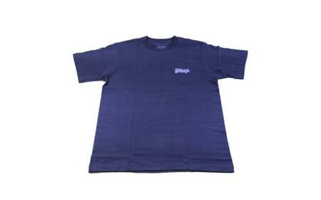 発泡プリントTシャツ(ユニセックス) 　L 　ネイビー