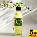 【ふるさと納税】海部柚子プレミアム (実生ゆず果汁) 120ml×5本