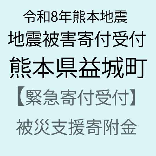 【ふるさと納税】【令和8年熊本地震被害支援緊急寄附受付】熊本県益城町災害応援寄附金（返礼品はありません）