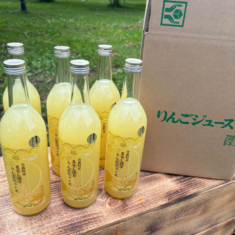 【ふるさと納税】低温熟成りんごジュース 1箱(720ml×6本)