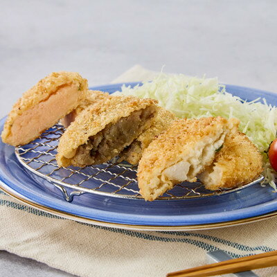 【ふるさと納税】大和牛と大和丸なすのすき焼きコロッケ、北海道産ホタテ貝柱カツ、博多明太子のめんたいマヨ◆大和コロッケ【配送不可地域：離島】【1677029】