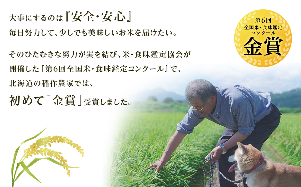 【令和7年産新米予約】【定期便6回】ふっくりんこ 玄米 2kg 《杉本農園》 お米 こめ 北海道米 北海道産米