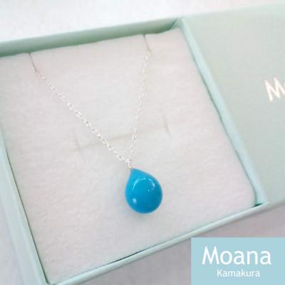 ふるさと納税 鎌倉市 タイニードロップネックレス【Turquoise】 |  | 01