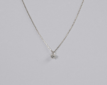 【甲府ジュエリー】Pt900　プラチナ　ダイヤ　0.03ct　ネックレス（73305826）